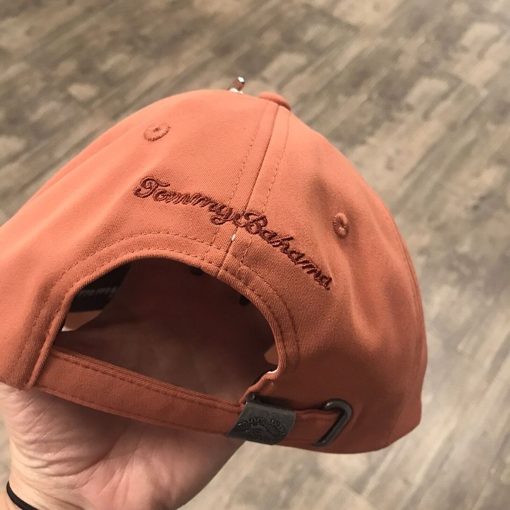 NWT Tommy‎ Bahama Cap Baseball Hat One Size Adjustable with Marlin Salmon - Picture 5 of 10
